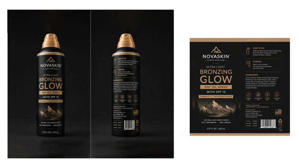 novaskin-dry-oil-spray-bottle-label-packaging-design